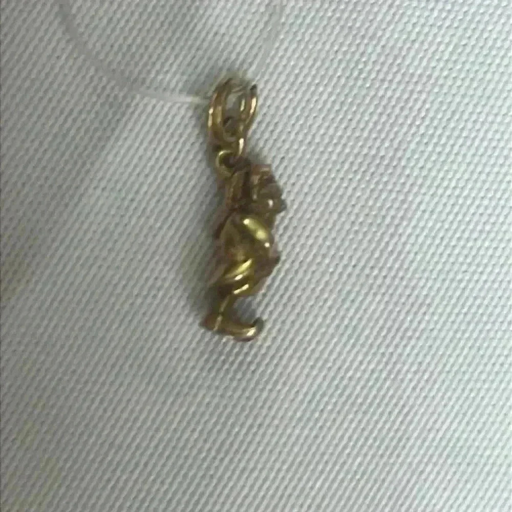 VINTAGE marked 875 vintage Dwarf gnome CHARM very detailed and rare - Picture 6 of 7